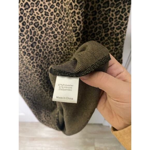 Tuckernuck Harper Leopard Midi Dress Size Large - Picture 6 of 7